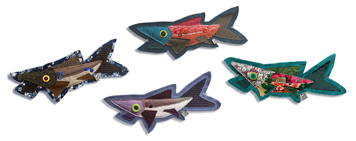 My Inner Shoal, 2023, Textiles.